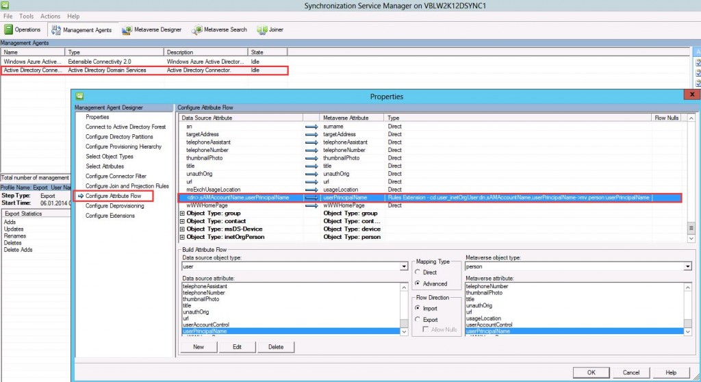 DirSync UPN Config